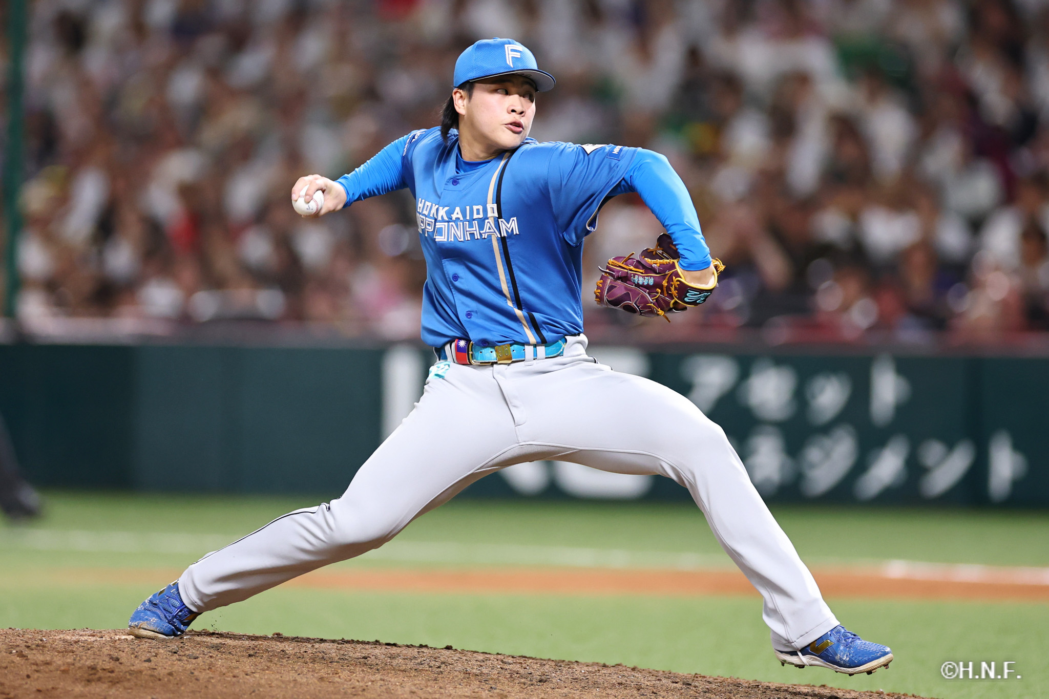 6回裏、孫投手01