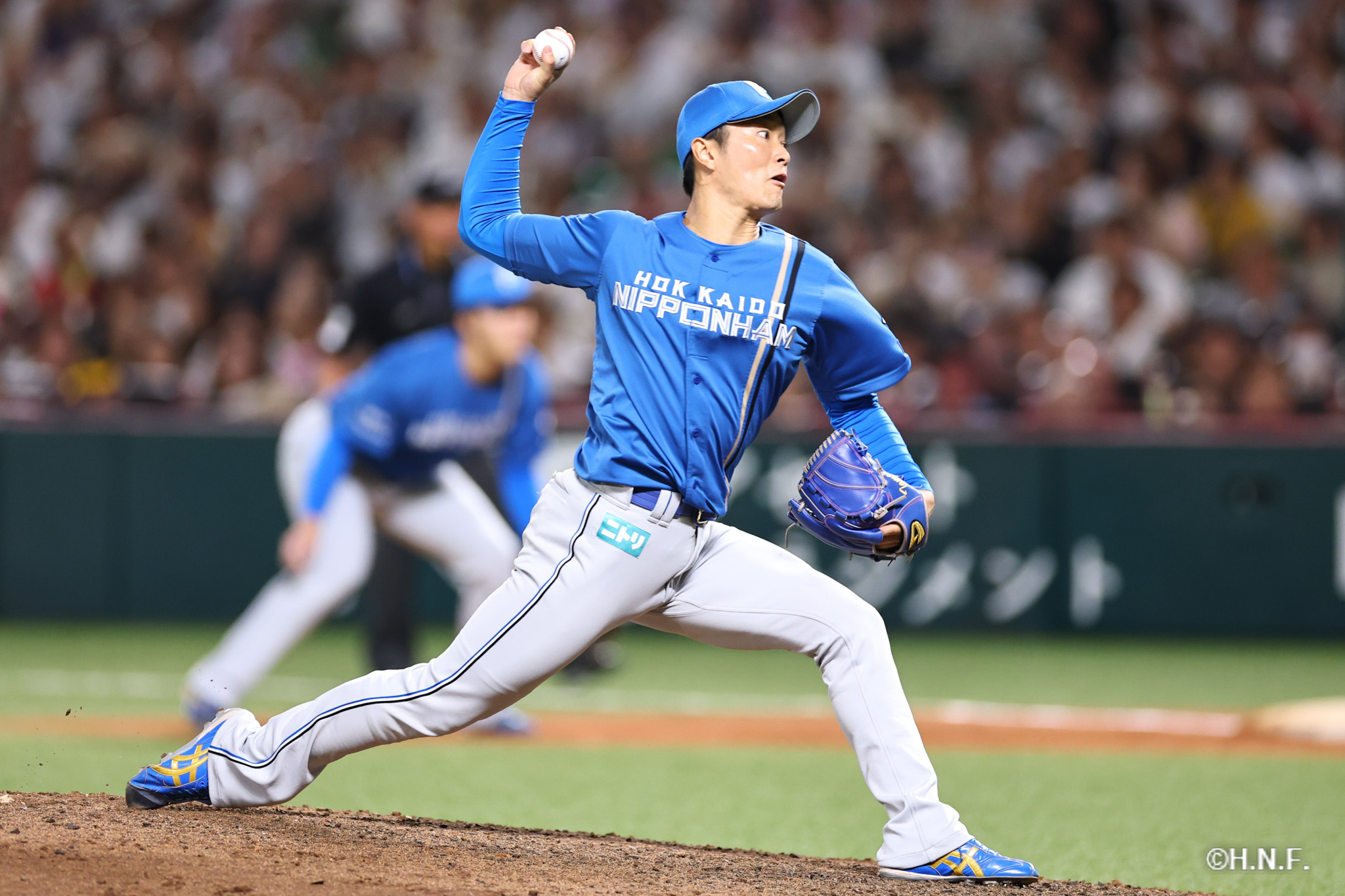 6回裏、玉井投手03