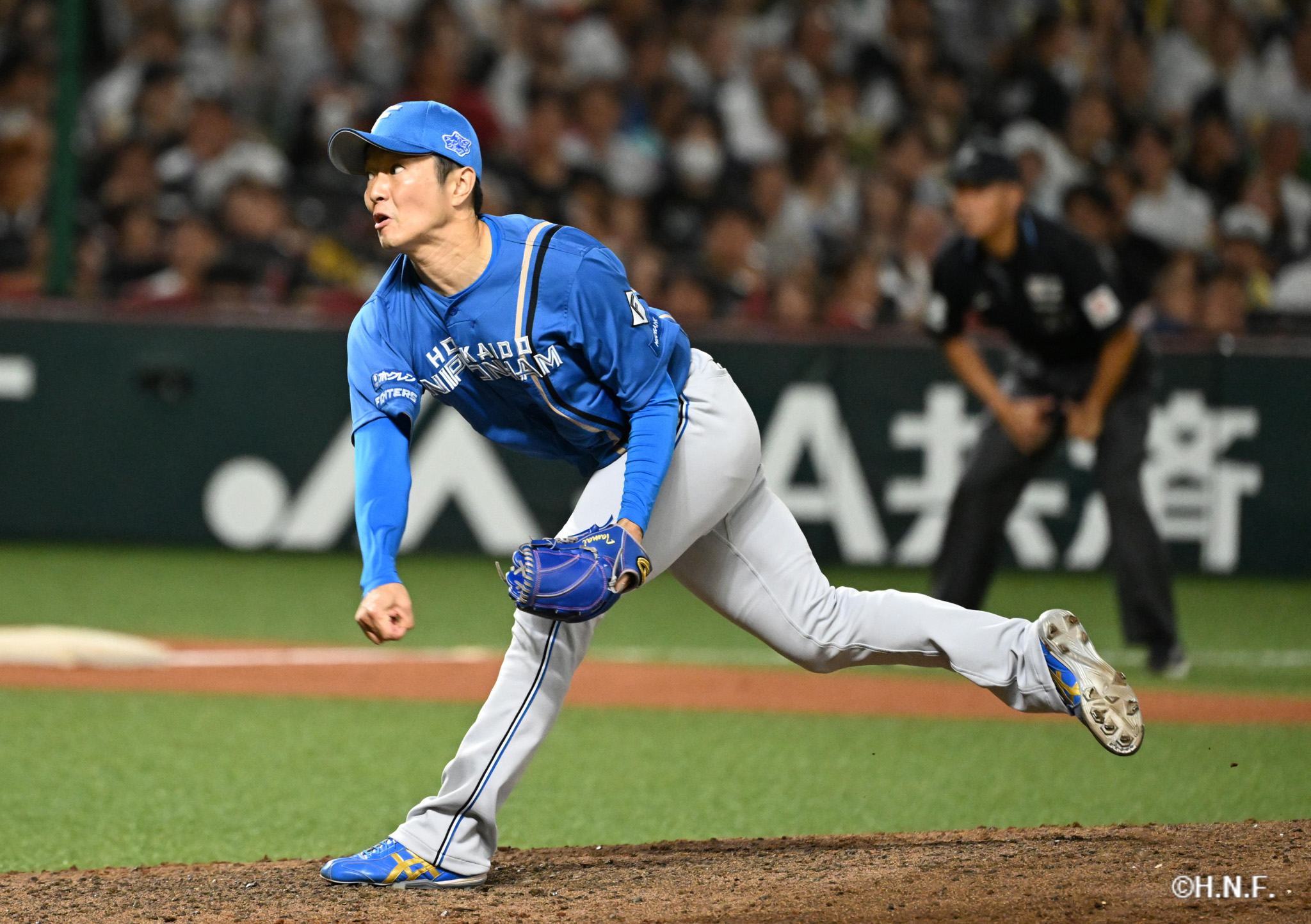 6回裏、玉井投手04