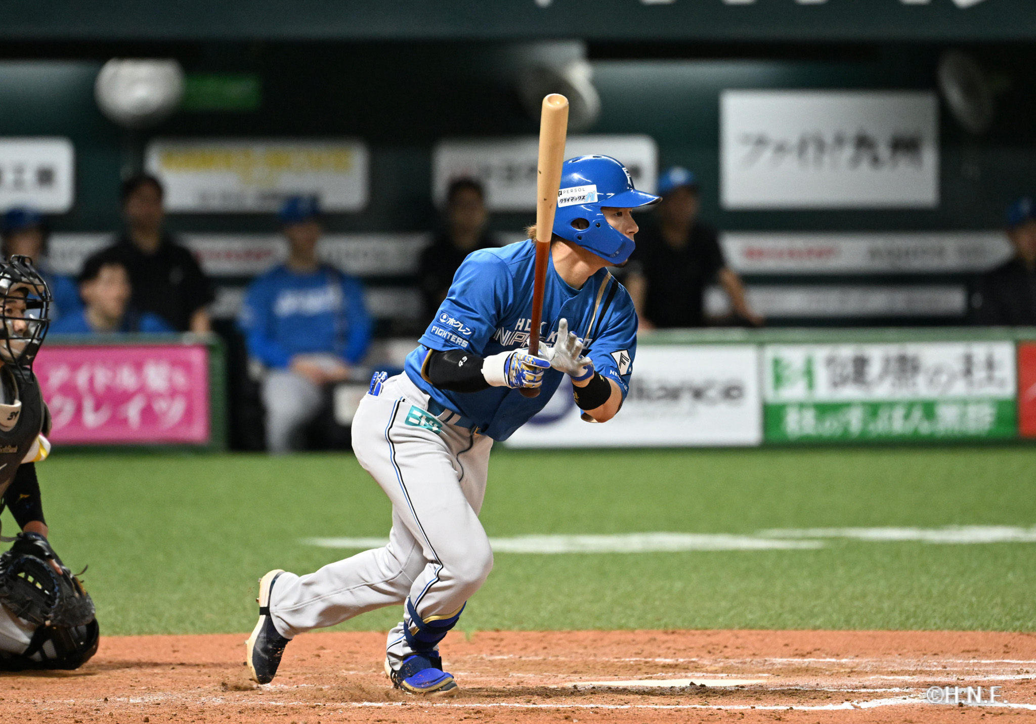 8回表、水野選手
