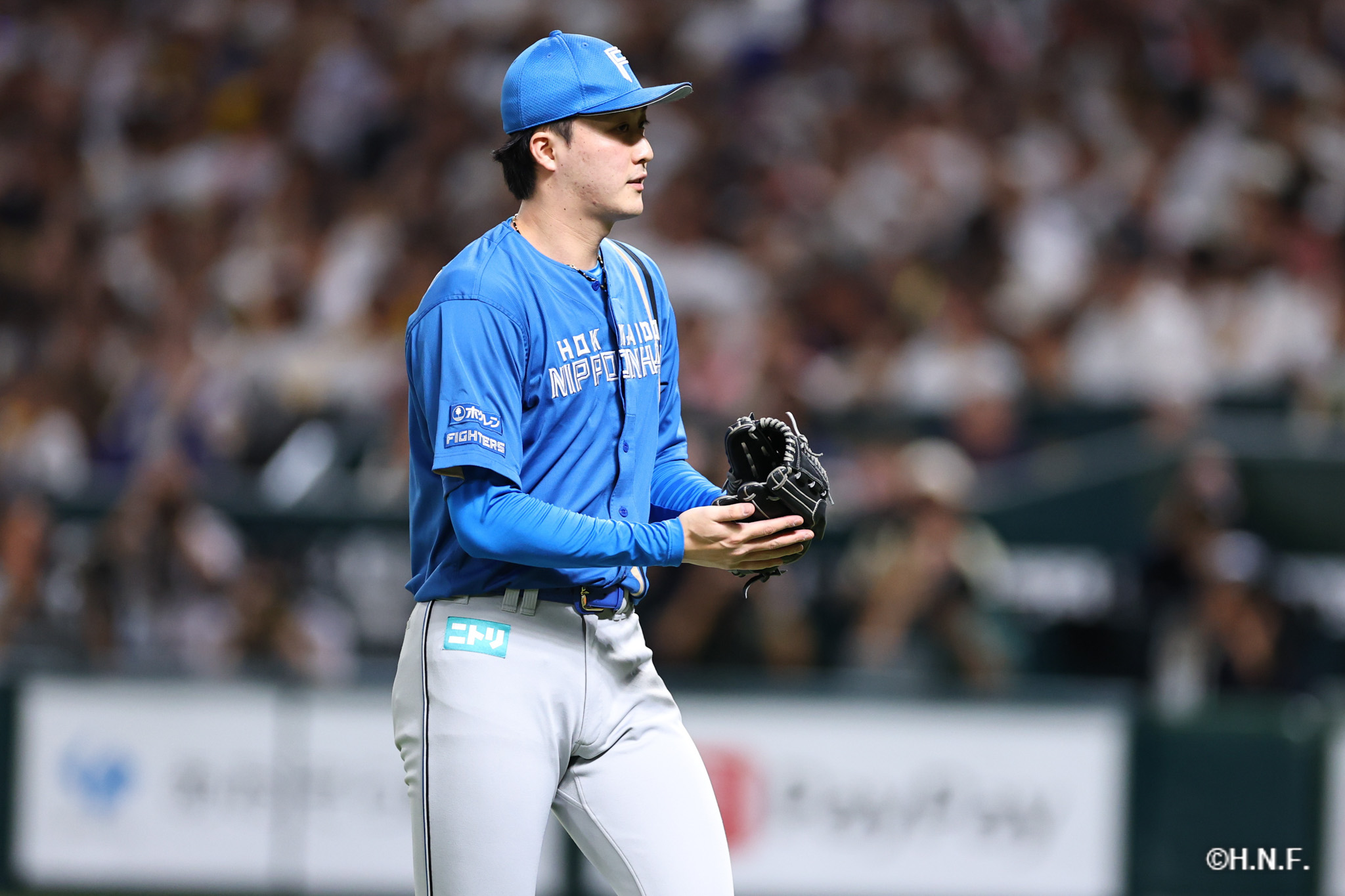 8回裏、柳川投手03