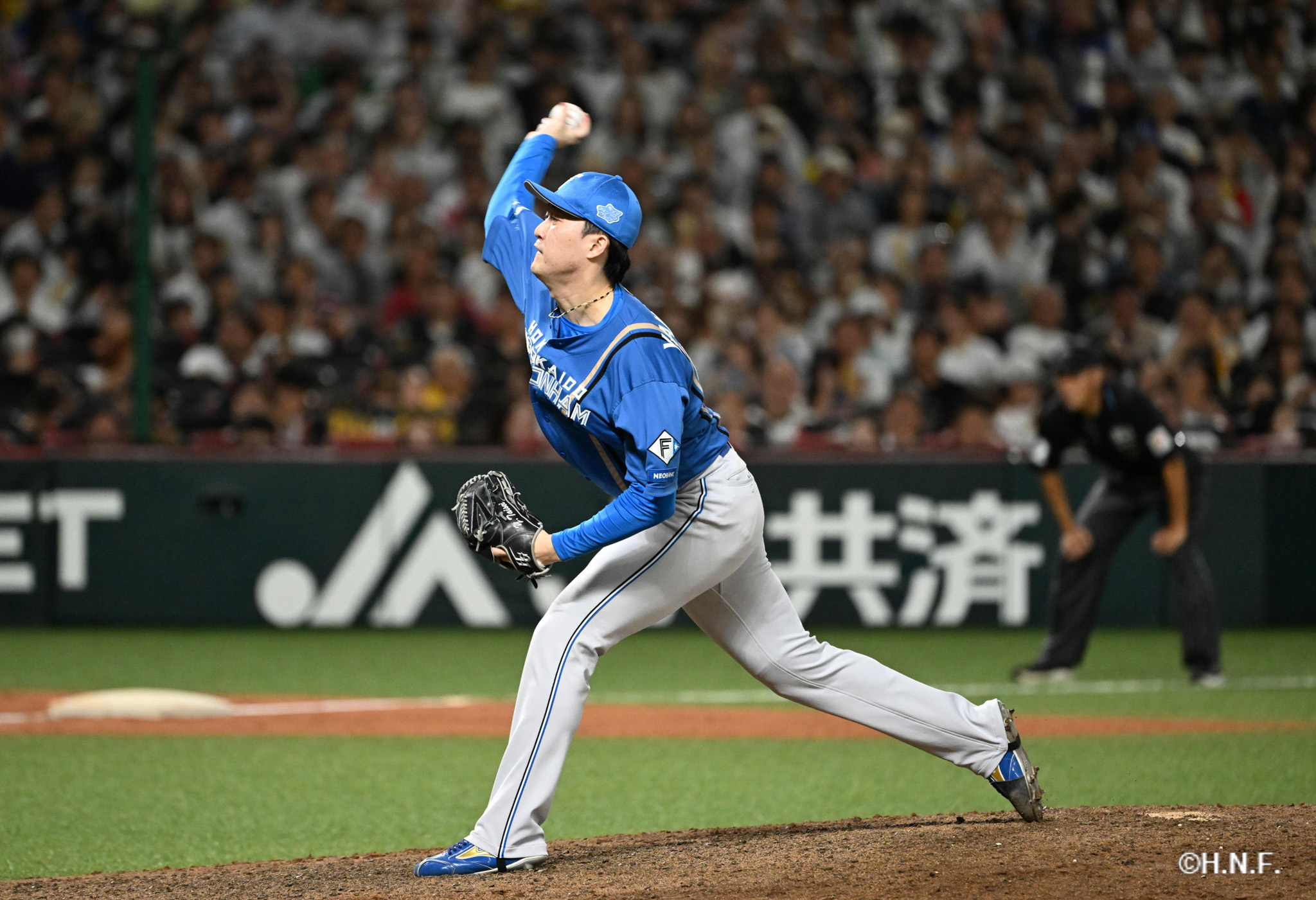 8回裏、柳川投手04