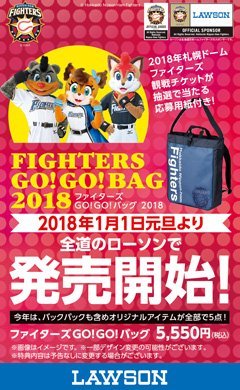 ファイターズ Go！Go！バッグ 2017 ファイターズ Go！Go！バッグ 2017