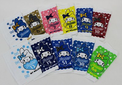 マイメロディ×ファイターズ」「anello×ファイターズ」「ペコちゃん