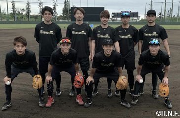 TEAM徳之島』近藤健介選手ら合同自主トレメンバーがデザインした