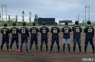 TEAM徳之島』近藤健介選手ら合同自主トレメンバーがデザインした