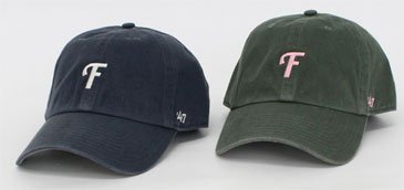 日本ハムファイターズ '47✕FIGHTERSコラボキャップ Fighters ミニロゴ '47 CLEAN UP BRRR