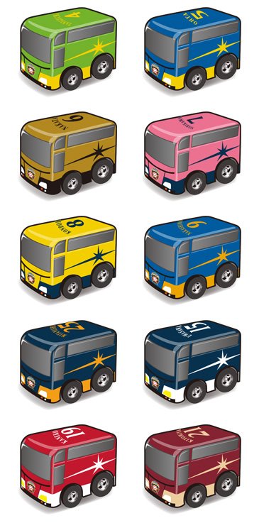 ブルバックカー一覧