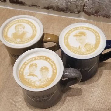 人気のラテアート