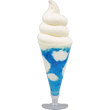 スカイブルーパフェ