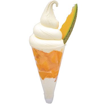 北海道産赤肉メロンのあま~い!!メロンパフェ