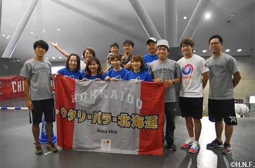 ウタリ・パラ・北海道との記念撮影