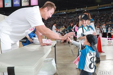 選手ふれあいイベントの様子