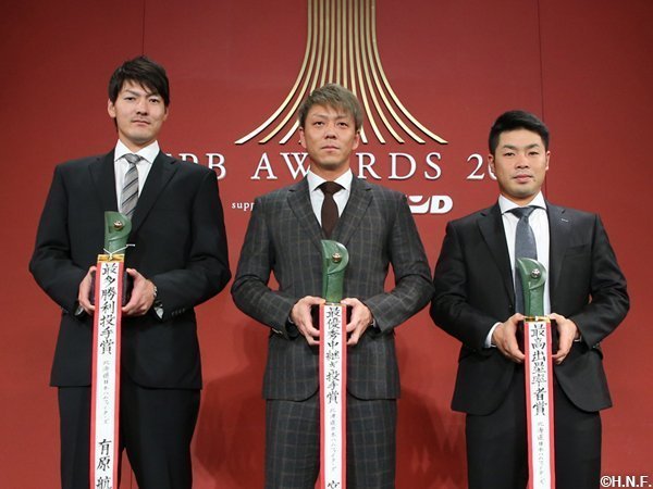 タイトルを獲得した3選手