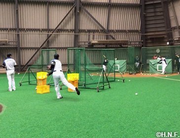 熱血オトコ野球塾 練習の様子1