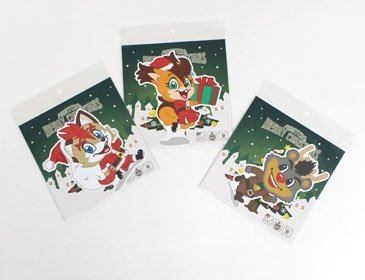 ウォールステッカー 各1,200円（税別）