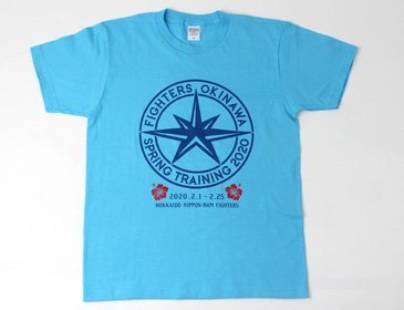 2020キャンプロゴTシャツ シールブルー