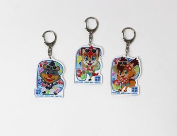 マスコットアクリルキーホルダー