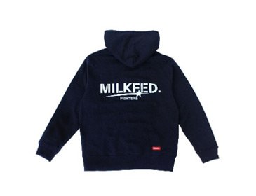 MILKFED. ZIPパーカー(水色)
