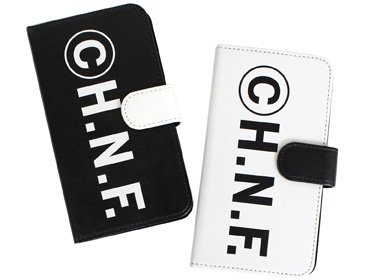 スマホケース（ホワイト/ブラック）