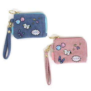 アイコン刺繍コインケース