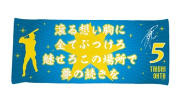 選手応援歌入りタオル