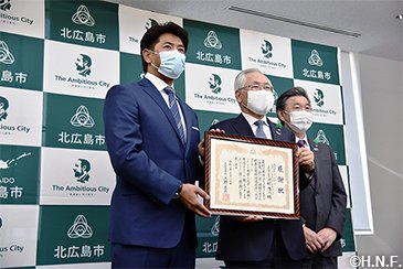 感謝状授与式の様子01