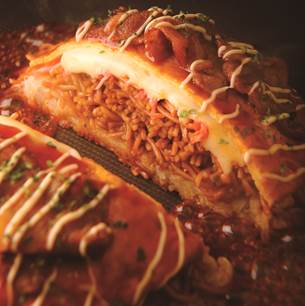 不動の主砲!広島風お好み焼