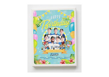 HAPPY BIRTHDAYキャンパスボード7月/8月