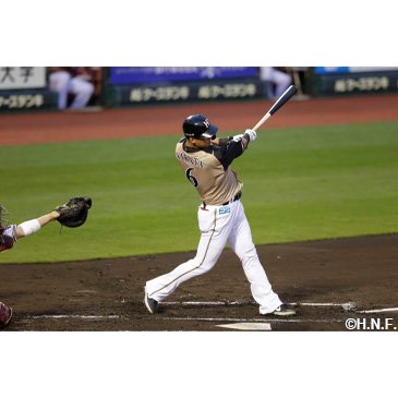 6月24日(水) 2回表 中田選手 2号ソロホームラン