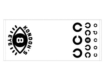 【受注】KONDOH’s EYE フェイスタオル