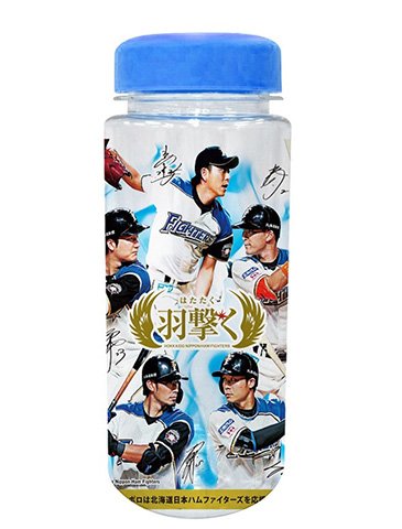 ポッカサッポロ×ファイターズ オリジナルクリアボトル【裏】