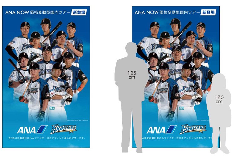 「ANA NOW」ファイターズフォトパネル