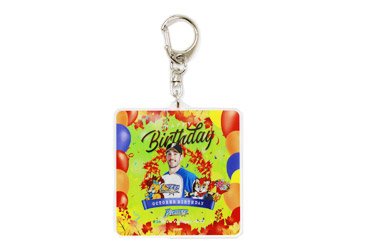 HAPPY BIRTHDAY アクリルキーホルダー