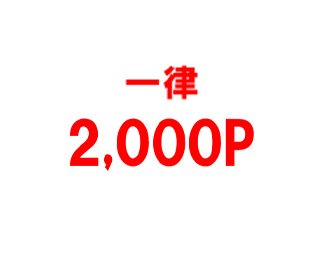 一律2,000P