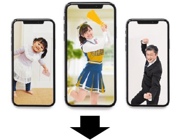 応援ふりつけ・ダンス動画を送ると・・
