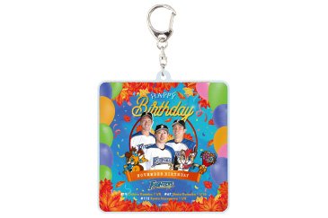 HAPPY BIRTHDAY アクリルキーホルダー