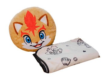 ブランケットinクッション