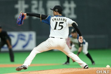 上沢直之投手 9月1日(火)完投勝利