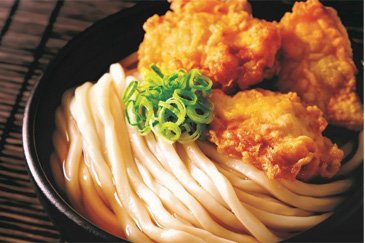 うまさ重量級 鶏プル天うどん