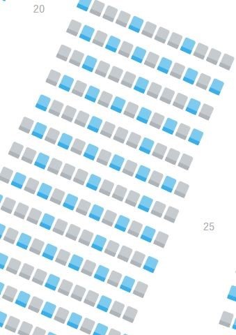 座席間隔イメージ