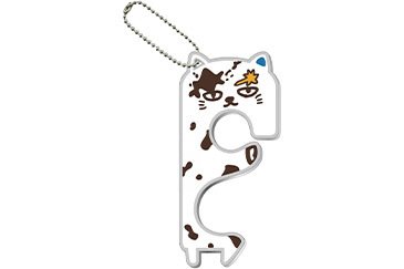 非接触アクリルキーチェーン