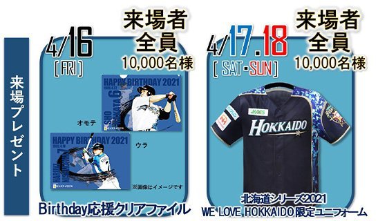 北海道日本ハムファイターズ主催 東京ドーム開催試合 引換券4枚セット