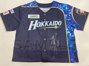 WE LOVE HOKKAIDO 2021シリーズ 選手サイン入りユニフォーム