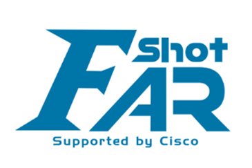 F Shot AR supported by Ciscoロゴ