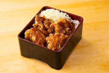 鶏の唐揚げ重(おろしポン酢)