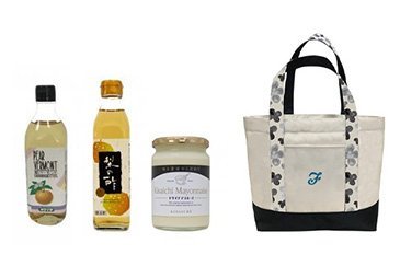 鎌ケ谷市ふるさと産品&ファイターズオリジナルトートバッグ