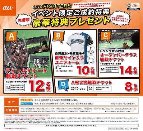auxFIGHTERSイベント限定ご契約特典