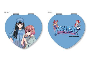 ハート型コンパクトミラー