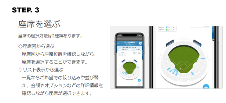 ファイターズ公式リセールサービス購入方法STEP3
